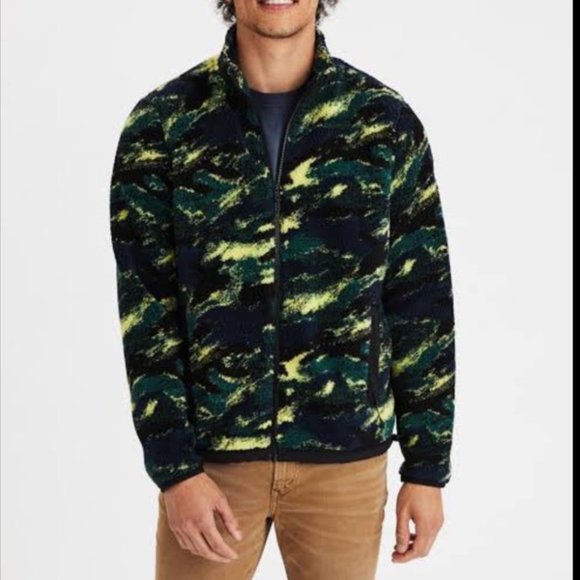 American Eagle Outfitters Other - American Eagle AE SHERPA ZIP-UP JACKET Size Small SHIPS SAME DAY